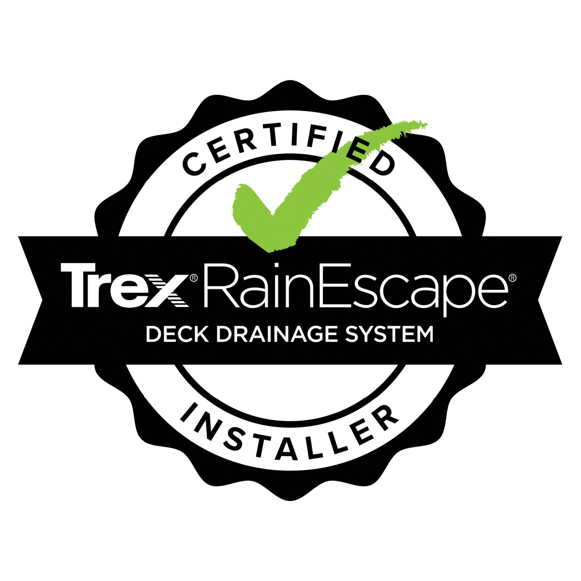 Trex RainEscape Certified Installer Trex RainEscape certified installer